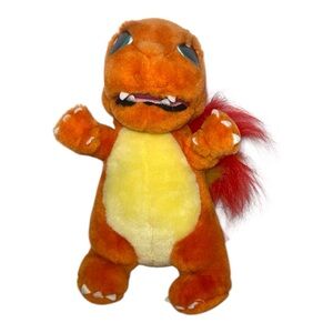1999 Pokémon Nintendo Play-By-Play Charmander Plush 12”